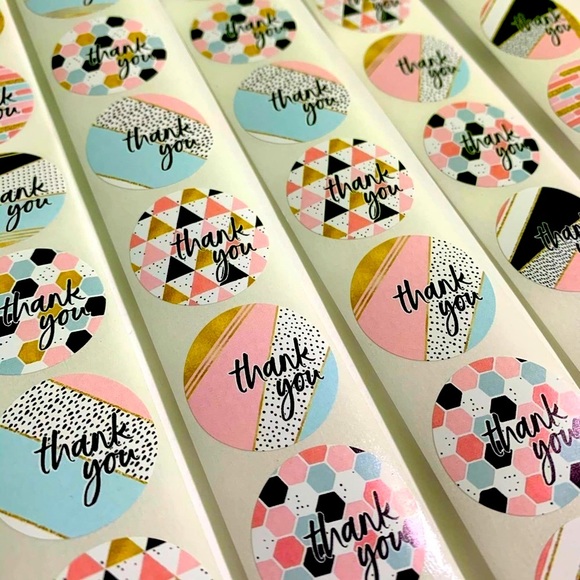 Other - 50pc thank you stickers!